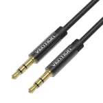 Vention Καλώδιο Ήχου 3.5mm male - 3.5mm male Μαύρο 1m με Επίχρυσους Ακροδέκτες BAGBF - Image 2