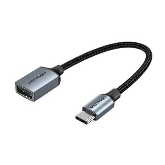 Vention Ccwhb Μετατροπέας USB-C male σε USB-A female Γκρι 1τμχ CCWHB