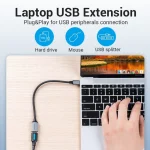 Vention Ccwhb Μετατροπέας USB-C male σε USB-A female Γκρι 1τμχ CCWHB - Image 7