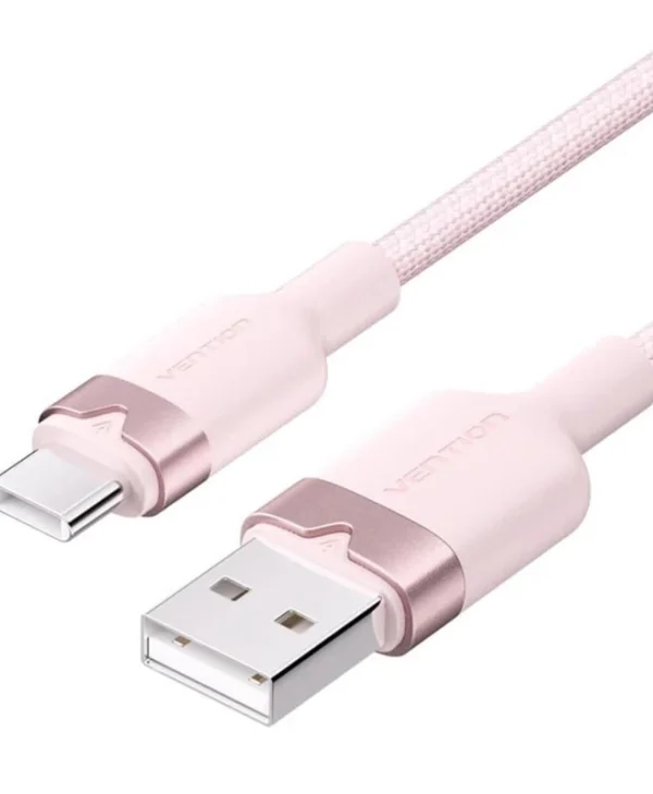Vention USB 2.0 Cable USB-C male - USB-A Ροζ 1.5m CWBPG