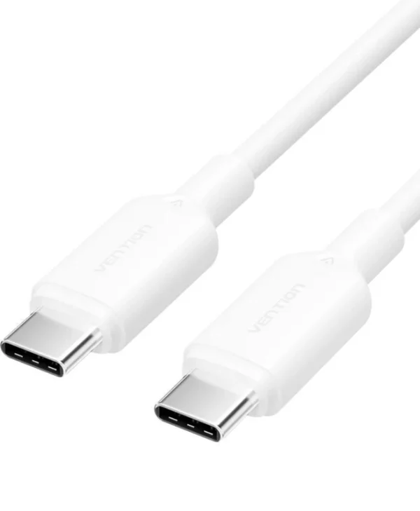 Vention USB 2.0 Cable USB-C male - USB-C 60W PD Λευκό 1m TRVWF