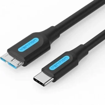 Vention USB 3.0 Cable USB-C male - micro USB-B Μαύρο 1m CQABF
