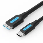 Vention USB 3.0 Cable USB-C male - micro USB-B Μαύρο 1m CQABF - Image 2