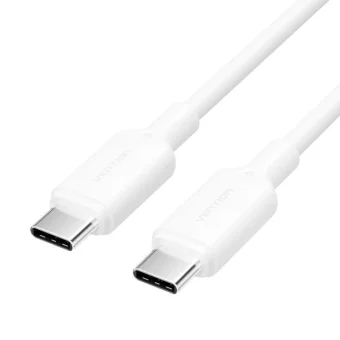 Vention USB 2.0 Cable USB-C male - USB-C 60W PD Λευκό 2m TRVWH