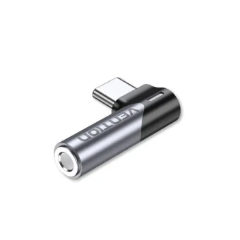 Vention Μετατροπέας USB-C male σε 3.5mm female Γκρι 1τμχ (BGWH0)