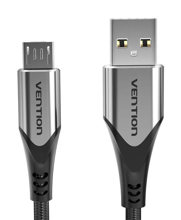Vention Regular USB 2.0 to micro USB Cable Γκρι 0.25m COAHC 1τμχ