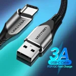 Vention USB 2.0 Cable USB-C male - USB-A Μαύρο 0.25m COKBC - Image 9