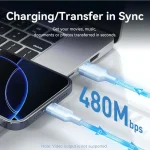Vention USB 2.0 Cable USB-C male - USB-A 60W Μαύρο 1m CTNBF - Image 4