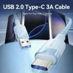 Vention USB 2.0 Cable USB-C male - USB-A 60W Μαύρο 1m CTNBF - Image 8