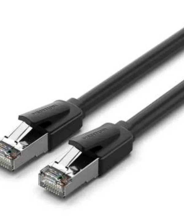 Vention S/FTP Cat.8 (40Gbps) Καλώδιο Δικτύου Ethernet 1m Μαύρο IKKBF