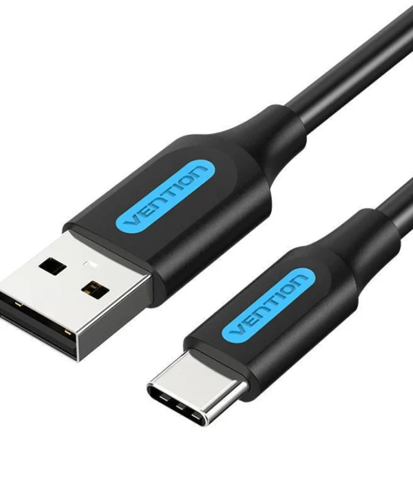 Vention USB 2.0 Cable USB-C male - USB-A Μαύρο 1m COKBF