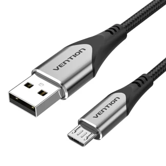 Vention Regular USB 2.0 to micro USB Cable Μαύρο 1m COAHF 1τμχ