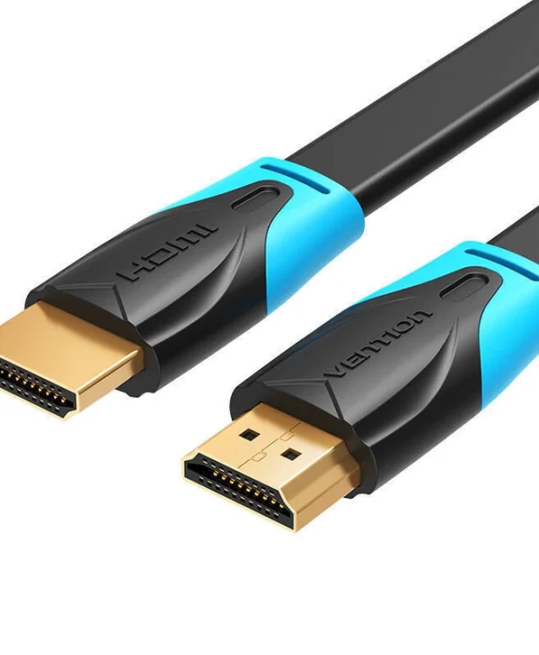 Vention HDMI 2.0 Premium High Speed 4K 60Hz HDR Flat Cable HDMI male - HDMI male 1.5m Μαύρο VAA-B02-L150