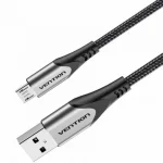 Vention Regular USB 2.0 to micro USB Cable Γκρι 2m (COAHH) - Image 2