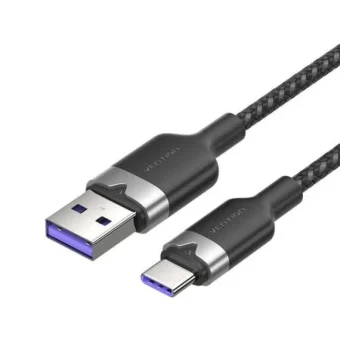 Vention USB 2.0 Cable USB-C male - USB-C 100W Μαύρο 1m CTOBF
