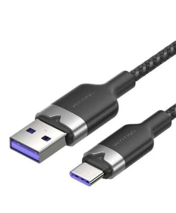 Vention USB 2.0 Cable USB-C male - USB-C 100W Μαύρο 1m CTOBF