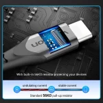 Vention USB 2.0 Cable USB-C male - USB-A Μαύρο 2m COKBH - Image 4