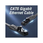 Vention Flat U/UTP Cat.6 (Gigabit) Καλώδιο Δικτύου Ethernet 1m Μαύρο IBABF - Image 5