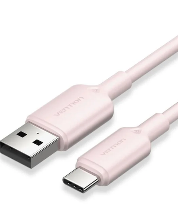 Vention USB 2.0 Cable USB-C male - USB-A Ροζ 1.5m CWAPG