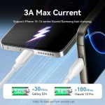 Vention USB 2.0 Cable USB-C male - USB-A 60W Μαύρο 2m CTQBH - Image 7