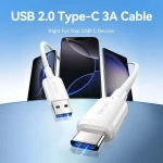Vention USB 2.0 Cable USB-C male - USB-A 60W Μαύρο 2m CTQBH - Image 9