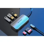 Vention USB-C Docking Station με PD Γκρι (TNHHB) - Image 3