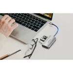 Vention USB-C Docking Station με PD Γκρι (TNHHB) - Image 4