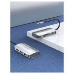 Vention USB-C Docking Station με PD Γκρι (TNHHB) - Image 5