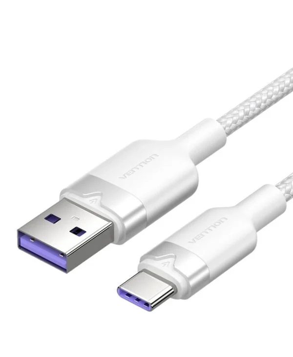 Vention USB 2.0 Cable USB-C male - USB-A 100W Λευκό 1m CTOWF