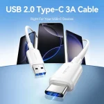 Vention USB 2.0 Cable USB-C male - USB-A 60W Μαύρο 1m CTQBF - Image 9