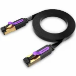 Vention Flat U/UTP Cat.7 (10Gbps) Καλώδιο Δικτύου Ethernet 1.5m Μαύρο ICABG - Image 3