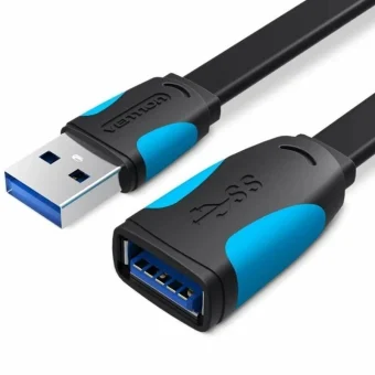Vention USB 2.0 Cable USB-A male - USB-A female Μαύρο 0.5m VAS-A13-B050