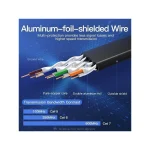 Vention Flat U/UTP Cat.7 (10Gbps) Καλώδιο Δικτύου Ethernet 2m Μαύρο ICABH - Image 10