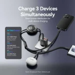 Vention Retractable USB to Type-C / Lightning Cable 5A Μωβ 1.1m TRKVBE - Image 3