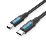 Vention USB 2.0 Cable USB-C male - USB-B Μαύρο 1.5m COWBG