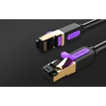 Vention S/FTP Cat.7 (10Gbps) Καλώδιο Δικτύου Ethernet 0.5m Μαύρο ICDBD - Image 2
