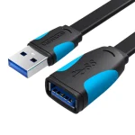 Vention USB 3.0 Cable USB-A male - USB-A female Μαύρο 1.5m VAS-A13-B150
