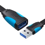 Vention USB 3.0 Cable USB-A male - USB-A female Μαύρο 1.5m VAS-A13-B150 - Image 2