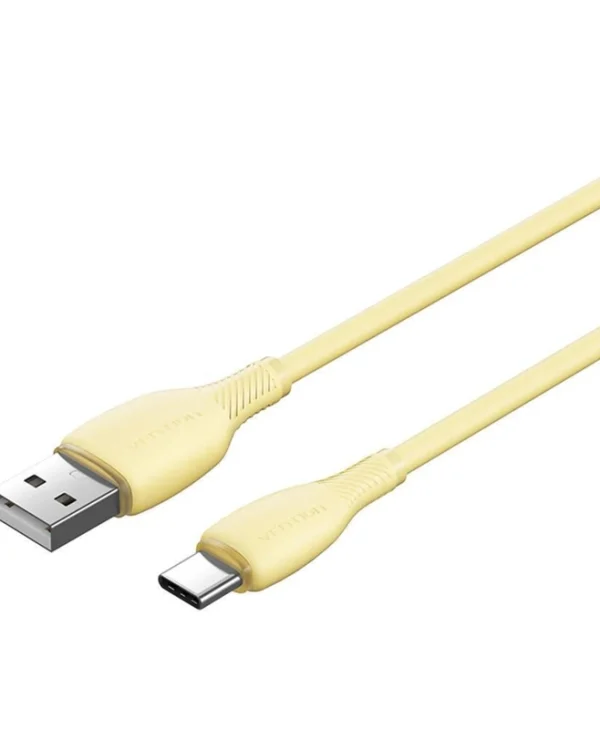 Vention USB 2.0 Cable USB-C male - USB-A 18W Κίτρινο 0.25m CTWYC