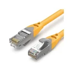 Vention S/FTP Cat.6a (Gigabit) Καλώδιο Δικτύου Ethernet 0.5m Κίτρινο IBHYD