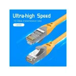 Vention S/FTP Cat.6a (Gigabit) Καλώδιο Δικτύου Ethernet 0.5m Κίτρινο IBHYD - Image 2