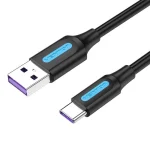 Vention USB 3.0 Cable USB-C male - USB-A Μαύρο 0.5m COZBD