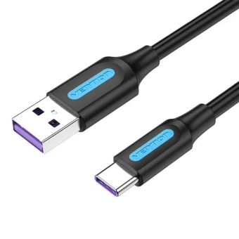 Vention USB 3.0 Cable USB-C male - USB-A Μαύρο 0.5m COZBD