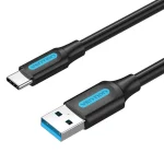 Vention USB 3.0 Cable USB-C male - USB-A Μαύρο 0.5m COZBD - Image 2