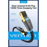 Vention Network Cable Cat8 Sftp Braided 2.0m Black Ikgbh IKGBH - Image 7