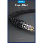 Vention S/FTP Cat.8 (40Gbps) Καλώδιο Δικτύου Ethernet 5m Μαύρο IKGBJ - Image 6