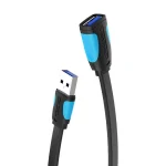 Vention USB 3.0 Cable USB-A male - USB-A female Μαύρο 3m VAS-A13-B300