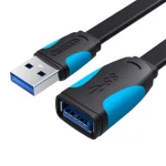 Vention USB 3.0 Cable USB-A male - USB-A female Μαύρο 3m VAS-A13-B300 - Image 2