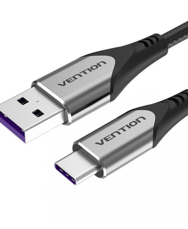 Vention USB 2.0 Cable USB-C male - USB-A 60W PD Γκρι 1m COFHF