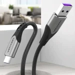 Vention USB 2.0 Cable USB-C male - USB-A 60W PD Γκρι 1m COFHF - Image 5